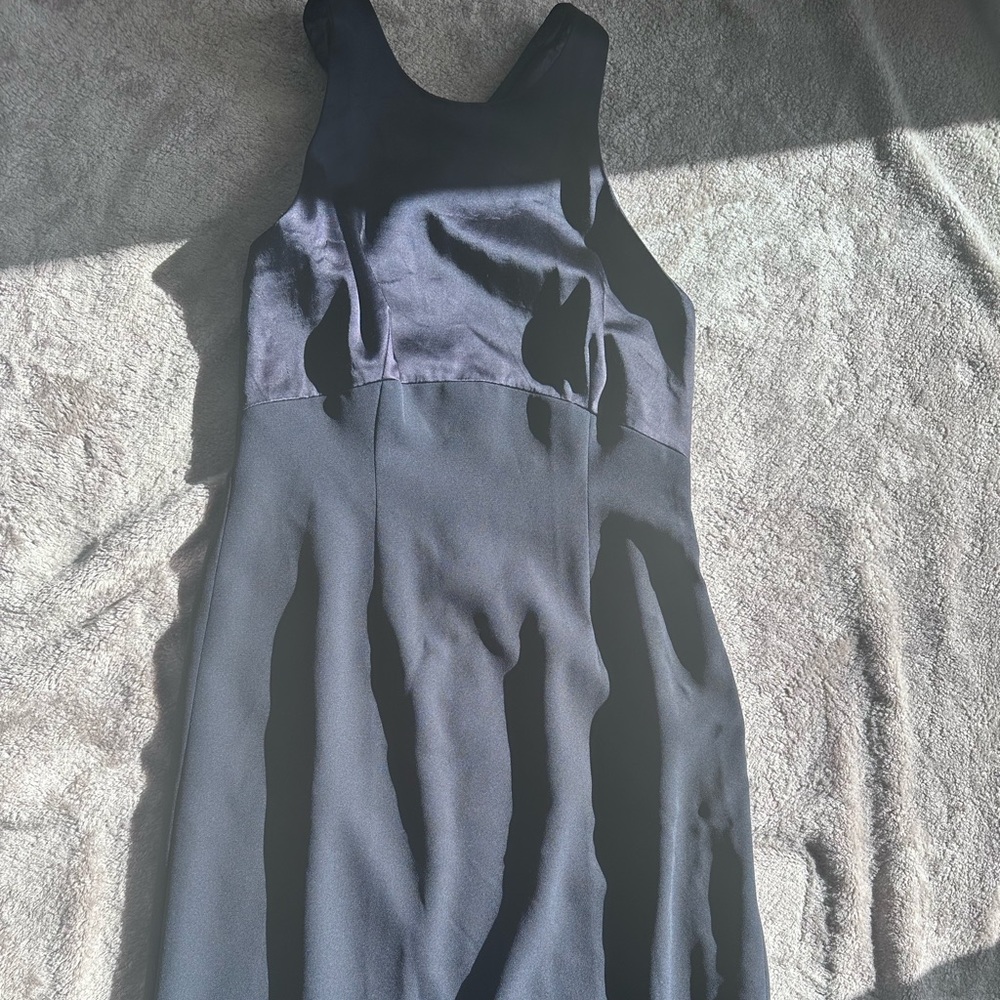 Navey blue formal dress laundry